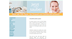 Desktop Screenshot of jetzt-clever-sauber.de